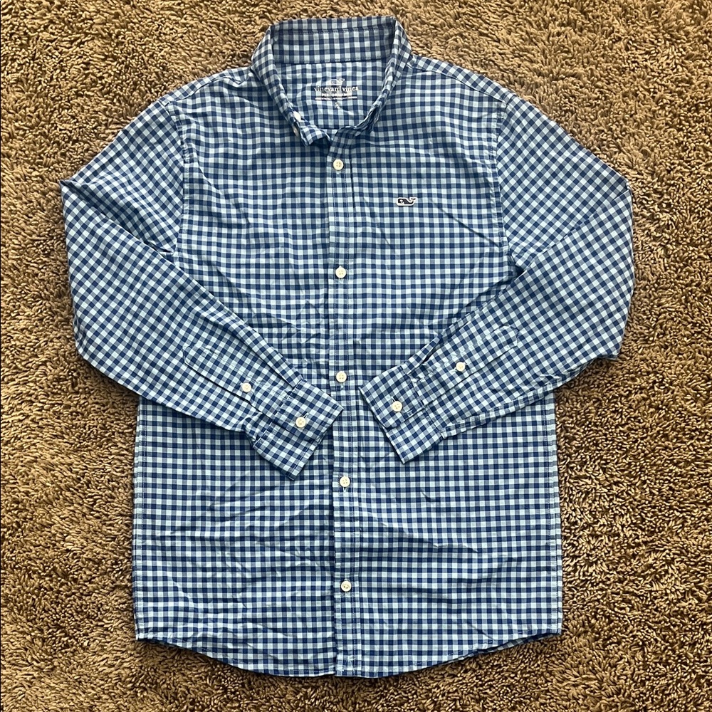 Vineyard Vines Performance Button Up Shirt - Size 8/10